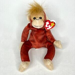 Vintage 1999 TY Schweetheart Monkey Beanie Baby